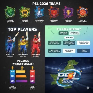 PSL 2026 Team Collage
